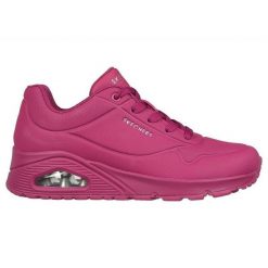 Buty Skechers Uno Stand on Air sneakersy 73690-MAG różowe. Czerwone buty treningowe bez wzorów, z gumy, bez zapięcia. Za 500.58 zł.