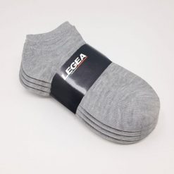 Techniczne skarpety treningowe Ghost - 5 par szare. Białe skarpetki LEGEA, bez wzorów, z elastanu, na fitness i siłownię. Za 22.00 zł.