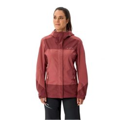 Kurtka trekkingowa damska Vaude Neyland 2,5L z membraną. Czerwone kurtki Vaude, l, bez wzorów, z poliesteru, z kapturem. W wyprzedaży za 569.00 zł.