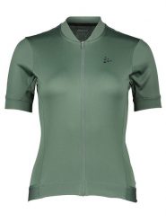 Craft Koszulka kolarska "Core Essence" w kolorze zielonym rozmiar: L. Zielone t-shirty sportowe Craft, l, bez wzorów, z materiału, bez ramiączek, rowerowe. Za 127.35 zł.