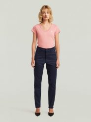 G-Star Spodnie chino w kolorze granatowym rozmiar: W32/L30. Niebieskie chinosy G-Star, l, bez wzorów, retro. Za 197.45 zł.