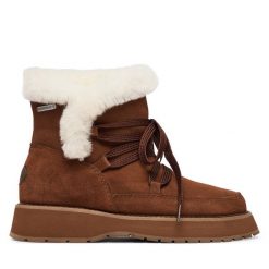 Śniegowce EMU Australia. Brązowe śniegowce Emu Australia, bez wzorów, bez zapięcia. Za 774.99 zł.