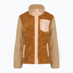 Bluza polarowa damska KADVA Rodvik WMNS. Brązowe bluzy z kapturem KADVA, s, bez wzorów, z materiału, bez kaptura, trekkingowe. Za 189.99 zł.