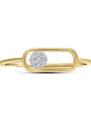 Diamant Vendôme Złoty pierścionek z diamentami rozmiar: 53. Żółte pierścionki Diamant Vendôme, z diamentem, złote. Za 652.99 zł.