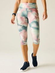 Dare 2b Legginsy funkcyjne "Influential II" ze wzorem rozmiar: 46. Brązowe legginsy Dare 2b, bez wzorów, z materiału, sportowe. Za 78.66 zł.