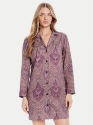 LAUREN RALPH LAUREN Koszula nocna ILN32449 Fioletowy Regular Fit. Fioletowe koszule nocne Lauren Ralph Lauren, xl, bez wzorów, z bawełny, bez ramiączek. Za 389.99 zł.