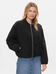 Vero Moda Kurtka bomber Barcelona 10300839 Czarny Regular Fit. Czarne kurtki Vero Moda, m, bez wzorów, z syntetyku, bez kaptura. Za 159.99 zł.