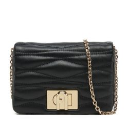 Torebka Furla. Czarne kopertówki Furla, bez wzorów, wizytowe, bez dodatków. Za 989.99 zł.