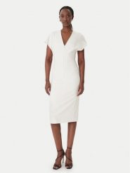 Patrizia Pepe Koszula 8A1663/A6F5-W409 Écru Regular Fit. Koszule Patrizia Pepe, bez wzorów, z syntetyku, wizytowe, bez kołnierzyka, bez ramiączek. Za 1,389.00 zł.