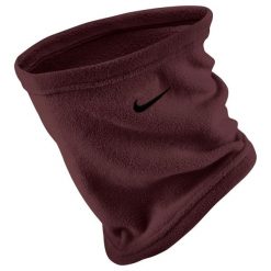 Polarowy komin dla kobiet Nike One Therma-Fit. Brązowe szaliki i kominy Nike, bez wzorów, z polaru. Za 180.00 zł.