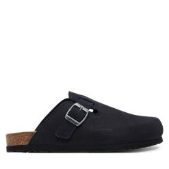 Klapki Dr. Brinkmann. Niebieskie klapki Dr. Brinkmann, bez wzorów, bez obcasa, bez zapięcia. Za 249.99 zł.