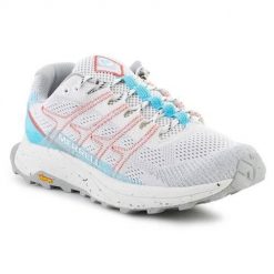 Buty do biegania damskie Merrell Moab Flight. Białe buty do biegania Merrell, bez wzorów, z materiału, bez zapięcia, do biegania. Za 538.00 zł.