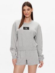 Calvin Klein Underwear Bluza 000QS6942E Szary Regular Fit. Szare bluzy Calvin Klein Underwear, l, bez wzorów, z bawełny, bez kaptura. Za 149.99 zł.