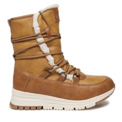 Śniegowce Kimberfeel. Brązowe śniegowce Kimberfeel, bez wzorów, bez zapięcia. Za 549.99 zł.