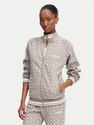Guess Bluza V5YQ03 KB212 Brązowy jasny Regular Fit. Brązowe bluzy Guess, xs, z aplikacjami, z syntetyku, bez kaptura. Za 434.99 zł.