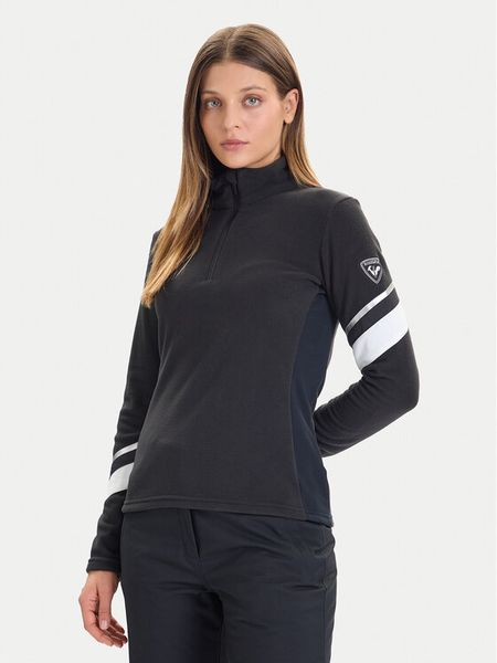 Rossignol Polar Strawpile RLNWL05 Czarny Regular Fit. Czarne bluzy z polaru Rossignol, m, bez wzorów, z polaru, narciarskie. Za 259.99 zł.