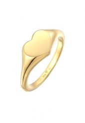 Elli Damski Sygnet Serce Miłość Symbol w srebrze próby 925 Sterling Silver Pierścionki 1 ct. Szare pierścionki Elli, srebrne. Za 243.99 zł.