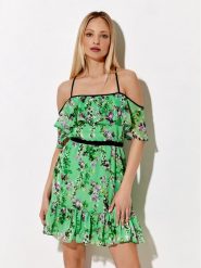 Rage Age Sukienka letnia Sofia Zielony Regular Fit. Zielone sukienki Rage Age, xs, bez wzorów, z syntetyku, bez kołnierzyka, bez ramiączek. Za 499.99 zł.