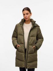 Vero Moda Kurtka pikowana w kolorze khaki rozmiar: L. Brązowe kurtki Vero Moda, l, bez wzorów, bez kaptura. Za 240.43 zł.