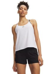 Under Armour Top sportowy w kolorze białym rozmiar: M. Białe topy sportowe Under Armour, m, bez wzorów, outdoorowe. Za 114.95 zł.