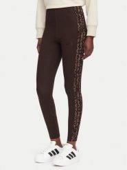 Adidas Legginsy Seasonal Essentials Animal Print 3-Stripes KV9302 Brązowy Slim Fit. Brązowe legginsy adidas, bez wzorów, z bawełny. Za 149.99 zł.