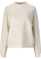 Bluza damska Athlecia Jillnana. Białe bluzy bez kaptura Athlecia, bez wzorów, z elastanu, bez kaptura, na fitness i siłownię. Za 259.00 zł.