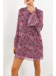 Milan Kiss Sukienka w kolorze fioletowym rozmiar: M. Różowe sukienki Milan Kiss, m, bez wzorów, bez kołnierzyka, bez ramiączek, mini. Za 118.01 zł.