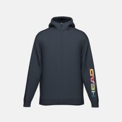 RALLY Junior Bluza na Zamek. Niebieskie bluzy z kapturem Head, m, bez wzorów, z bawełny, bez kaptura. Za 260.00 zł.