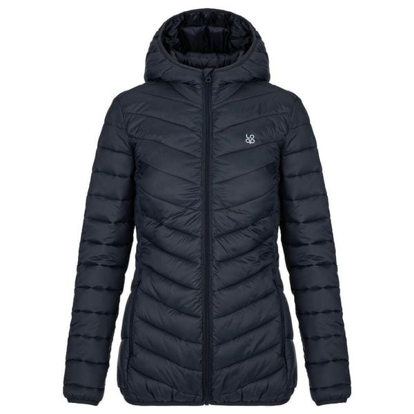Kurtka damska Loap Irmania pikowana, wodoodporna, ciemnoszara, S. Szare kurtki LOF, s, bez wzorów, z puchu, bez kaptura. Za 261.99 zł.