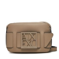 Torebka Armani Exchange. Brązowe listonoszki Armani Exchange, bez wzorów, bez dodatków. Za 579.99 zł.