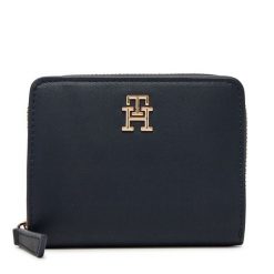 Mały Portfel Damski Tommy Hilfiger. Niebieskie portfele Tommy Hilfiger, bez wzorów. Za 199.99 zł.