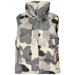 Damska kurtka bez rękawów Helly Hansen Jade. Szare kurtki Helly Hansen, bez wzorów, bez kaptura. Za 485.50 zł.