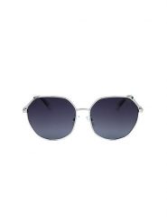 Polaroid Damskie okulary przeciwsłoneczne w kolorze srebrno-granatowym rozmiar: 59. Niebieskie okulary przeciwsłoneczne Polaroid, bez wzorów, z tworzywa sztucznego, metalowe. Za 164.95 zł.