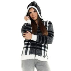 Damska bluza z kapturem Leone Leisure. Czarne bluzy LEONE 1947 APPAREL, bez wzorów, sportowe, bez ramiączek, z kapturem. Za 218.92 zł.