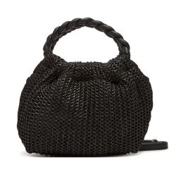 Torebka Unisa. Czarne torebki klasyczne Unisa, bez wzorów, klasyczne, bez dodatków. Za 299.99 zł.