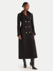 Babylon Płaszcz przejściowy E215BI Czarny Regular Fit. Czarne płaszcze Babylon, bez wzorów, z syntetyku, bez kaptura. Za 2,529.00 zł.