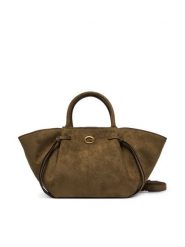 Guess Torebka Allegra HWSG22 37060 Khaki. Brązowe torebki klasyczne Guess, z aplikacjami, z materiału, bez dodatków. Za 634.99 zł.