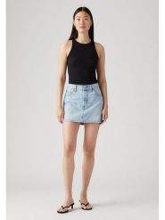 Levi's Spódnica dżinsowa w kolorze błękitnym rozmiar: W32. Niebieskie spódnice Levi's, na co dzień, s, z aplikacjami, klasyczne, mini, proste. Za 119.12 zł.