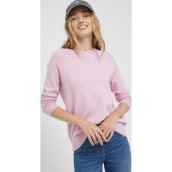 Only sweter damski kolor różowy lekki. Czerwone swetry ONLY, l, bez wzorów, bez ramiączek. Za 139.99 zł.