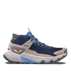 Damskie buty trekkingowe Salewa Pedroc 2 Mid Ptx. Niebieskie buty trekkingowe Salewa, z syntetyku, bez zapięcia. Za 631.00 zł.