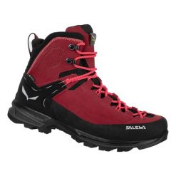 Damskie buty trekkingowe Salewa MTN Trainer 2 Mid GTX. Czerwone buty trekkingowe Salewa, z gore-texu, bez zapięcia. Za 1,050.50 zł.