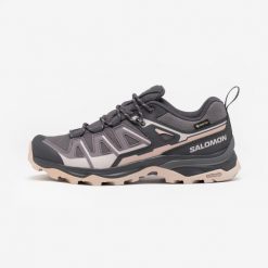 Buty turystyczne z membraną Gore-Tex® Salomon X ULTRA Pioneer 2 GTX Wodoodporne. Brązowe buty trekkingowe Salomon, bez wzorów, z gore-texu, bez zapięcia, trekkingowe, gore-tex. Za 599.99 zł.