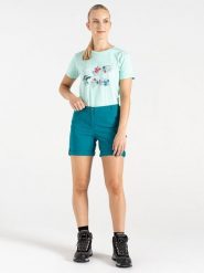 Dare 2b Szorty funkcyjne "Melodic II" w kolorze turkusowym rozmiar: 36. Niebieskie szorty sportowe Dare 2b, bez wzorów, z materiału, outdoorowe. Za 91.95 zł.