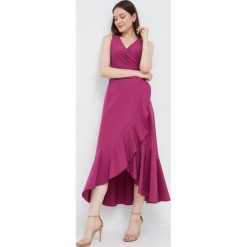 Pennyblack sukienka kolor fioletowy maxi rozkloszowana. Fioletowe sukienki Pennyblack, bez wzorów, z tkaniny, bez kołnierzyka, bez ramiączek, maxi, rozkloszowane. Za 1,019.90 zł.