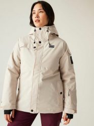 Dare 2b Kurtka narciarska "Ski Life" w kolorze kremowym rozmiar: 32. Brązowe kurtki narciarskie Dare 2b, m, bez wzorów, bez kaptura, narciarskie. Za 376.85 zł.