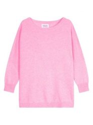 AUTHENTIC CASHMERE Kaszmirowy sweter "Goléon" w kolorze jasnoróżowym rozmiar: M. Różowe swetry AUTHENTIC CASHMERE, m, bez wzorów, z kaszmiru, bez ramiączek. Za 365.48 zł.