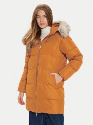 Tommy Hilfiger Kurtka puchowa WW0WW42743 Pomarańczowy Regular Fit. Brązowe kurtki Tommy Hilfiger, l, bez wzorów, z puchu, bez kaptura. Za 849.99 zł.