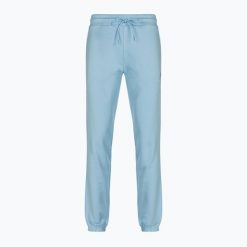Spodnie damskie Napapijri M-Nina. Niebieskie spodnie dresowe Napapijri, bez wzorów, z dresówki. Za 259.99 zł.