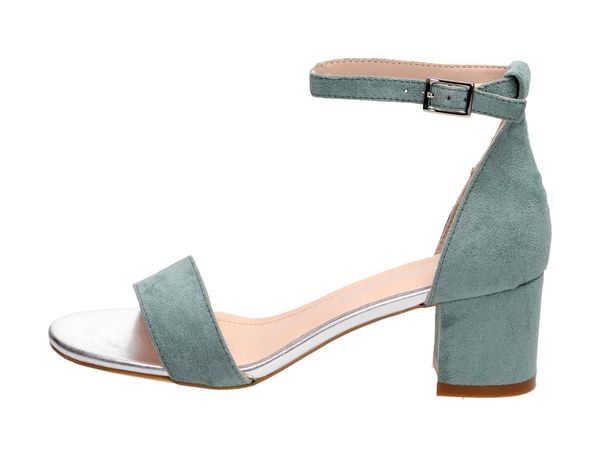 Turkusowe sandały damskie Sergio Leone Sk839. Niebieskie sandały Sergio Leone, bez wzorów, z zamszu, bez obcasa, na obcasie, bez zapięcia. Za 139.00 zł.