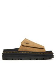 Dr. Martens Klapki Zebzag DM42409200 Brązowy jasny. Brązowe klapki Dr Martens, bez wzorów, ze skóry, bez obcasa, bez zapięcia. Za 543.99 zł.